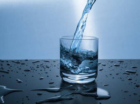 glass of water