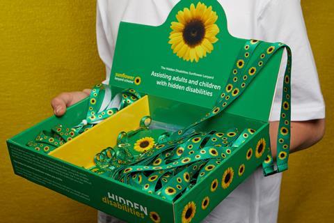 Booths Sunflower Lanyard