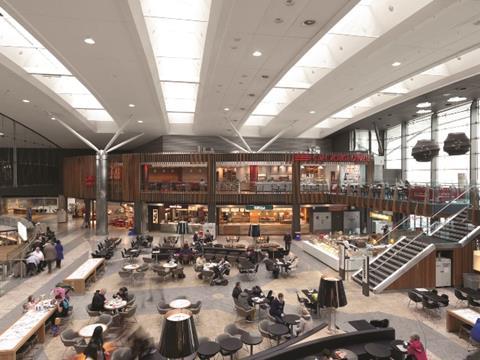 Shopping centre food court