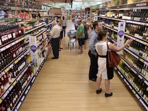 Tesco 21 supermarket aisle