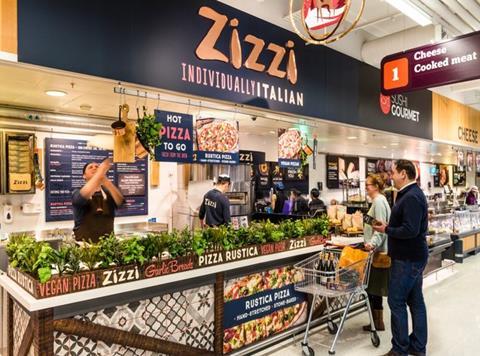 sainsburys zizzi