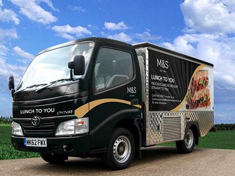 M&S Lunch to You van