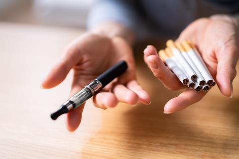 Vape and cigarettes