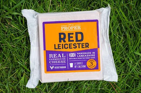 This is Proper cheese red Leicester