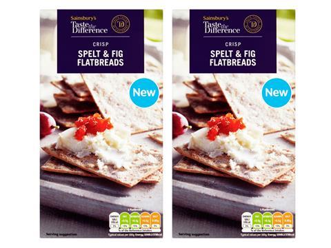 sainsburys fig and spelt crispbread