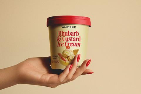 Rhubarb and Custard Ice cream (1)