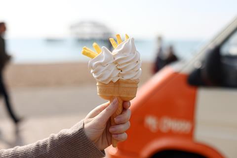 McCain Mr. Chippy - Crispy French Fries dipped in soft serve ice cream