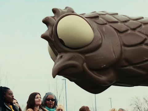 asda easter giant chocolate hen