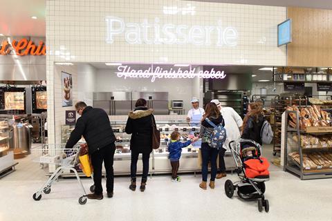 Selly Oak Sainsburys bakery counter