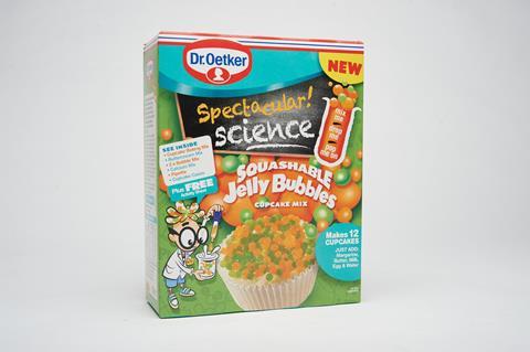 Dr. Oetker Spectacular Science Squashable Jelly Bubbles Cupcake Mix