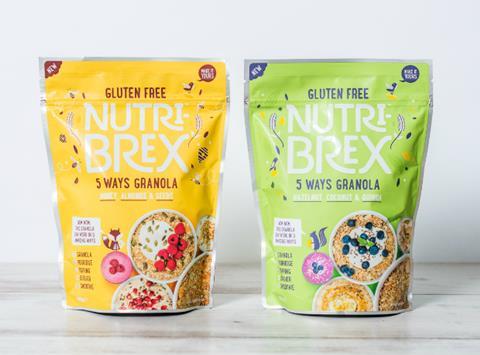 Nutri-Brex 5 Ways Granola range