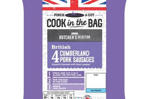 Cumberland Sausage in a bag