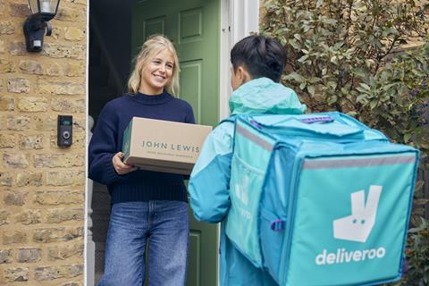 John Lewis available via Deliveroo 1
