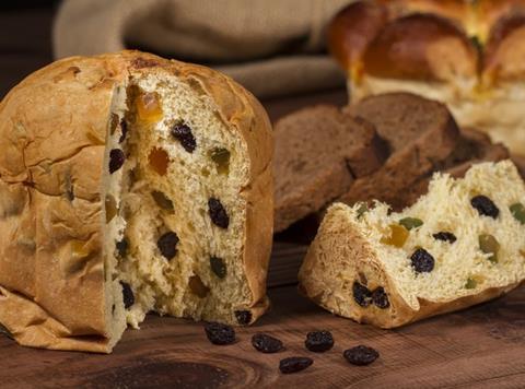 Raisin fruit loaf