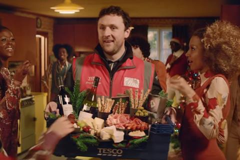 tesco christmas ad