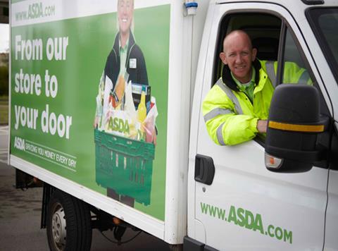 Asda delivery man