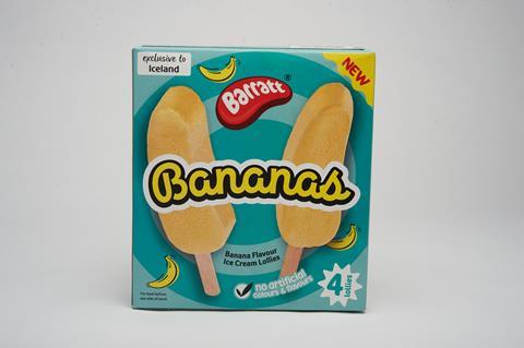 Barratt Bananas Ice Lollies