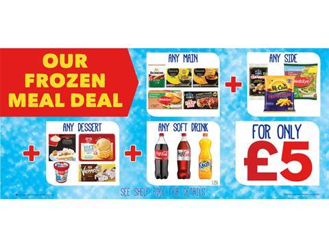 One Stop frozen meal deal