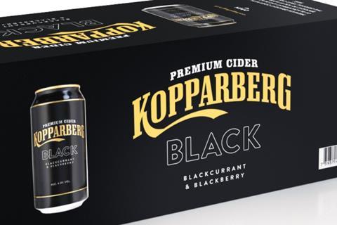 KB10734 Kopparberg Black 440ml Group Shot