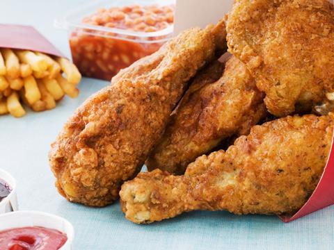fast food fried chicken