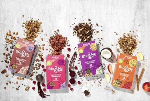 Bio&Me Gut-Loving Granola Range_Open with ingredients