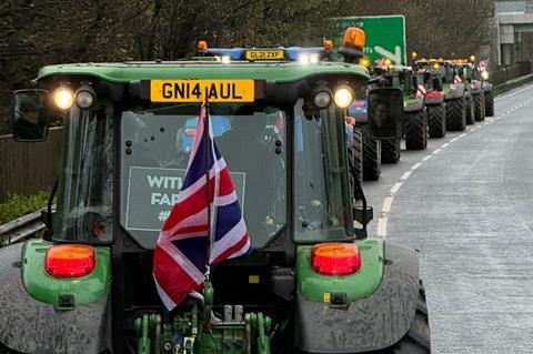 Save British Farming tractor rally