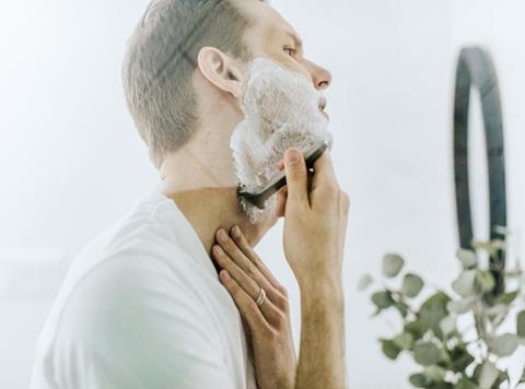 Shaving man web male grooming