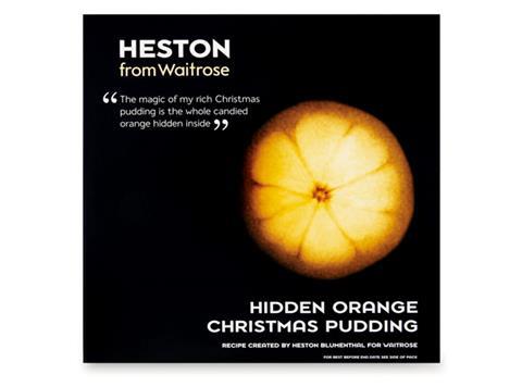 Heston from Waitrose Hidden Orange Christmas pudding