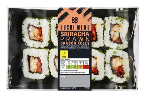 MAN-089221-149-RT-Fusion Siracha Prawn Dragon Sushi