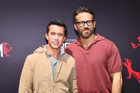 Ryan Reynolds and Rob McElhenney Wrexham AFC