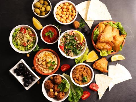 Middle Eastern mezze