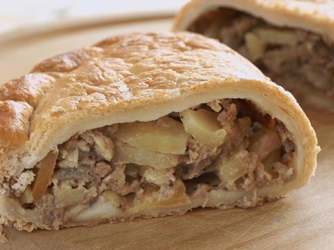 meat pasty lunch pastry