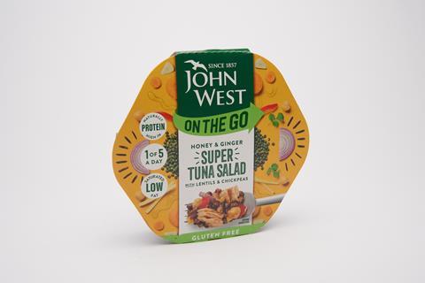 John West On the Go Tuna Honey _ Ginger Super Salad