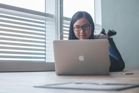 laptop woman