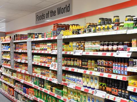 World foods in Kwik Save