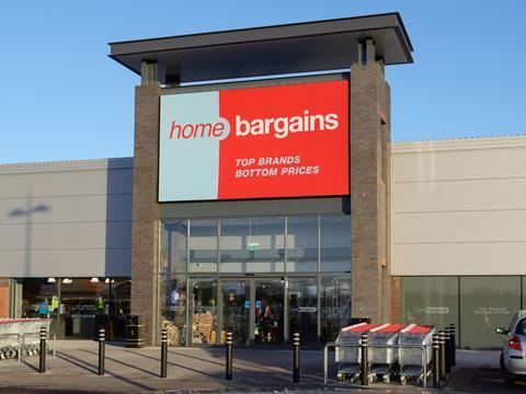 Home Bargains store front