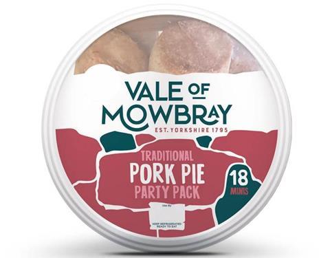 Vale of Mowbray mini pork pies