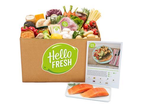 Hello Fresh recipe box