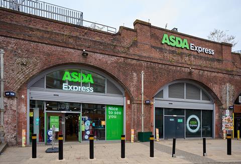 Asda Express store - facade