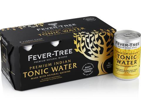 Fever Tree tonic cans