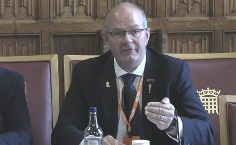 Tom Bradshaw Lords Committee