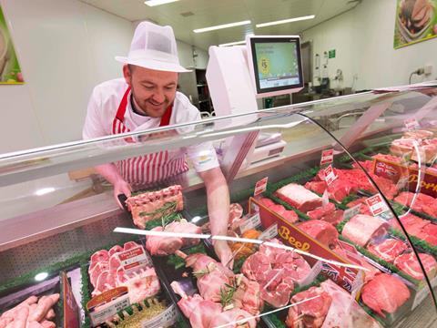 Morrisons meat counter