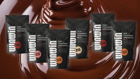Win-Win Pack Shots Choc Background