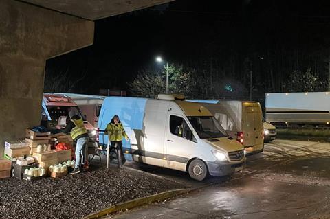 DVSA Milk van