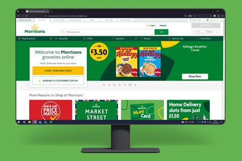 morrisons online mockup