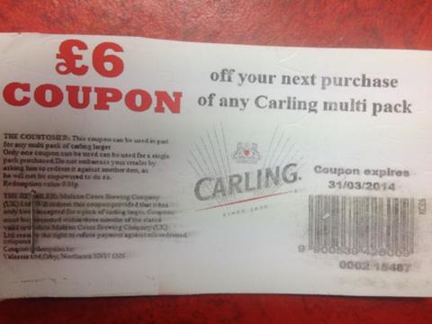 Carling voucher