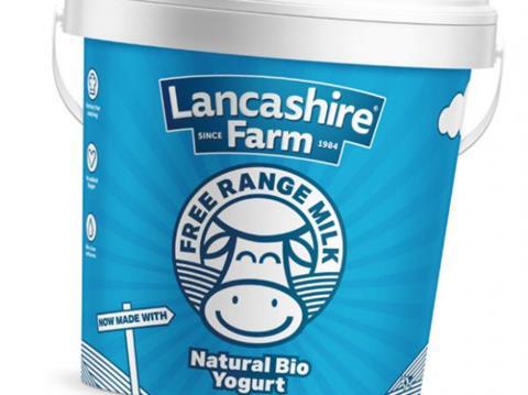 Lancashire free-range yoghurts