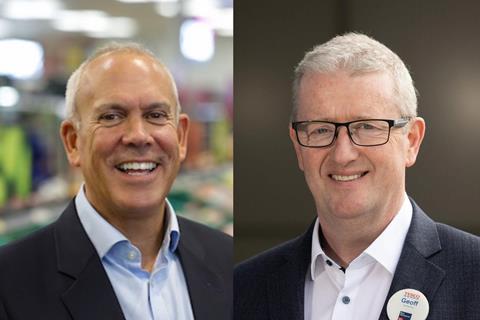 Andrew Yaxley (right), Geoff Byrne (right)