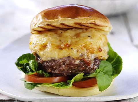 Asda Mac and Cheese burger