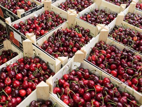 New Covent Garden Market cherries 